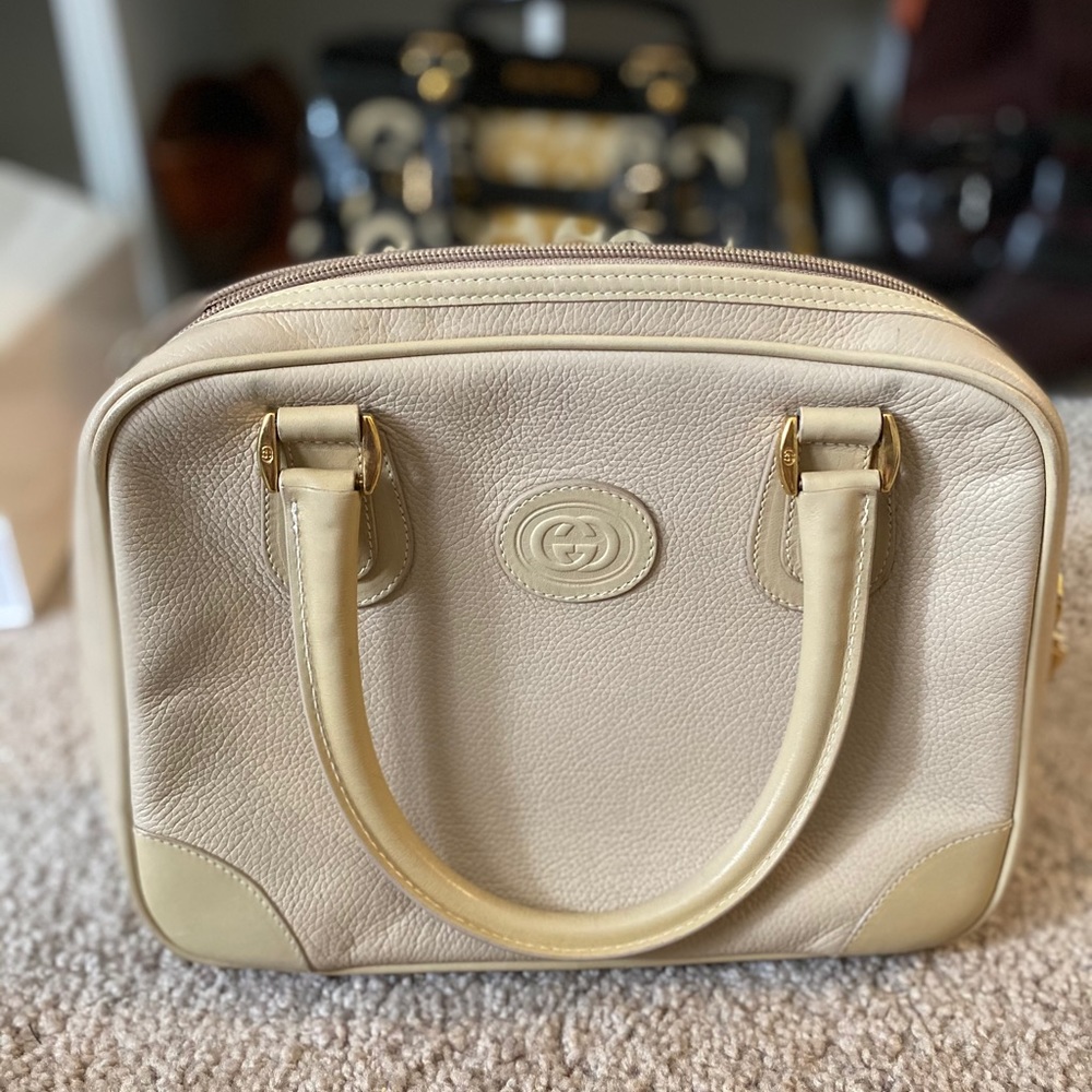 Gucci Vintage leather handle bag